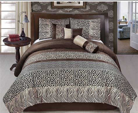 leopard print king size bedding.